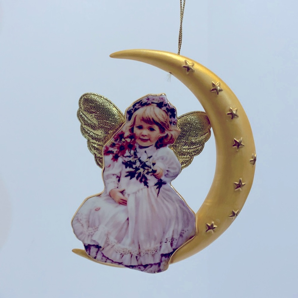 Angel moonbeam stars Bradford Exchange ornament #4